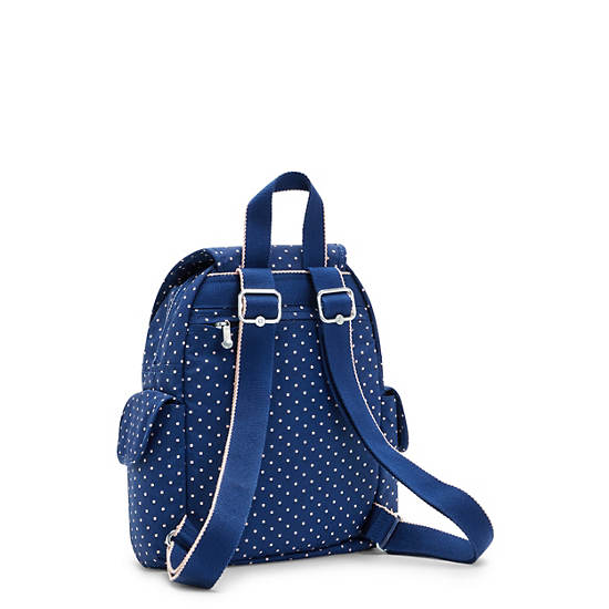 Kipling City Pack Mini Printed Rugzak Blauw | BE 1496PJ